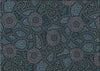  The intricate green and white dot design on a black background is printed on high-quality 100% fine cotton from India, offering a soft hand and limitless possibilities for quilting, clothing, and home decor. 