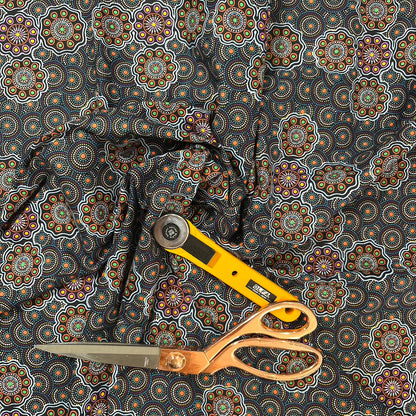 Special Buy -  Ladies Collecting Wild Fruits Blue - Designed by Jocelyn Bird