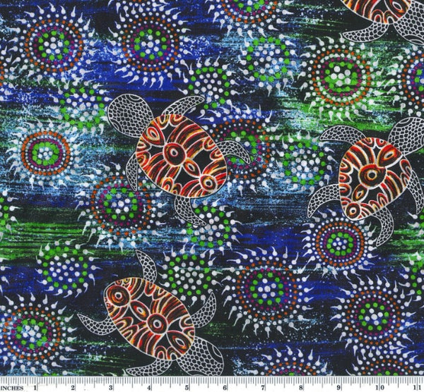 Sea Dreaming blue by aboriginal artist Heather Kennedy