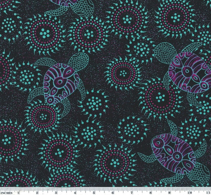 Sea Dreaming Emerald by aboriginal artist Heather Kennedy