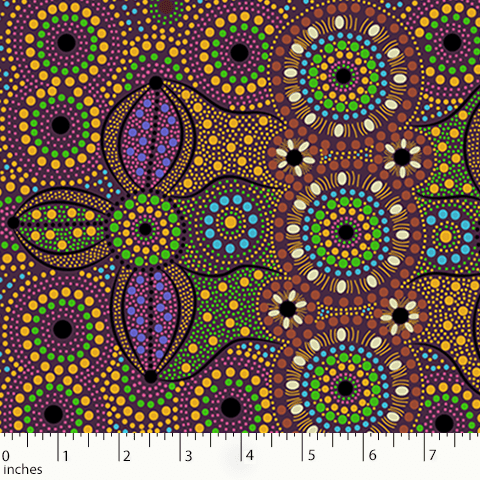Special Buy - Spirit Place burgundy - designed by Bernadene Wallace