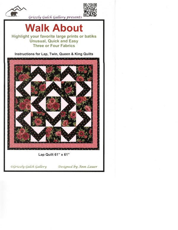 Walk About Quilt Pattern by Ann Lauer – Fabrilish walk-about-quilt-pattern-by-ann-lauer-fabrilish