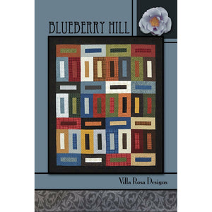 The Blueberry Hill Quilt Pattern designed by Pat Fryer will look terrific made out of Australian Aboriginal fabrics or Batiks!