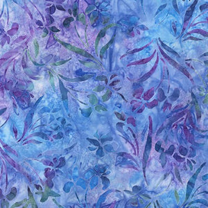  Iris from the Evening Glow line is a gorgeous fabric in a soft lilac with an overlay of darker purple Iris flower.