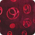 Indonesian Batik Good Vibes - Burgundy