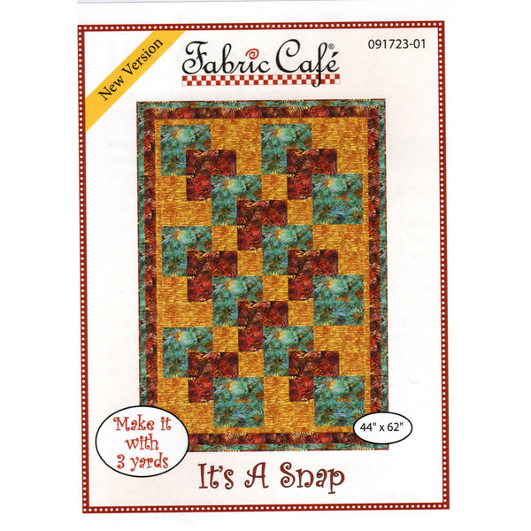 It's A Snap Quilt Pattern by Donna Roberts