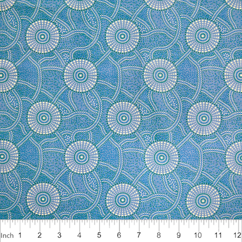 Kangaroo Path BLUE - Designed by Roseanne Morton