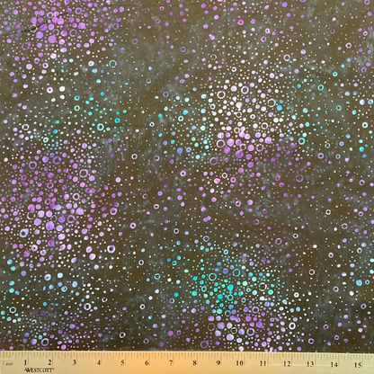Modern Twist - Midnight Indonesian Hand dyed Batik is a fine example of artistic cotton Batiks in de