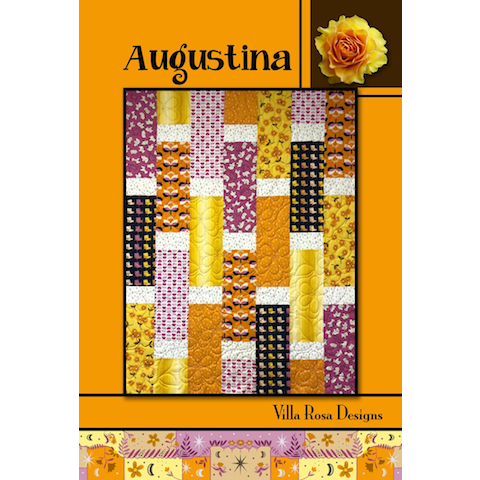 The Augustina Quilt Pattern uses expressive quilt fabrics to their best advantage: showcasing attractive fabrics (like our Australian Aboriginal Fabrics) in large pieces