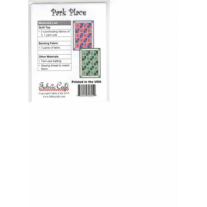 Park Place Quilt Pattern by Donna Roberts