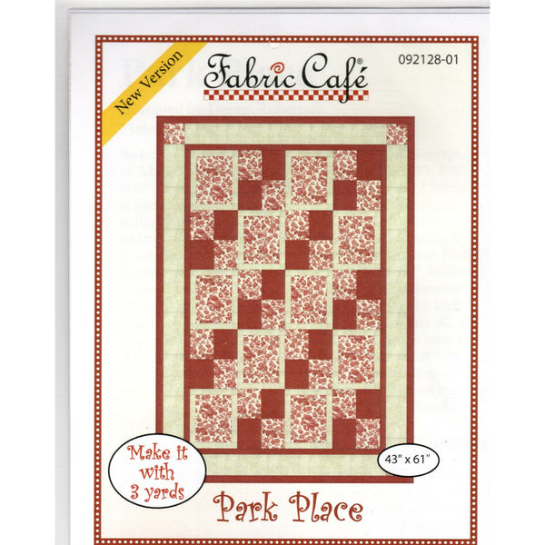 Park Place Quilt Pattern by Donna Roberts