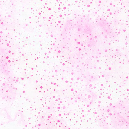 Rose from the Moodscapes line is a fun fabric in pastel shades of light pink with darker pink dots