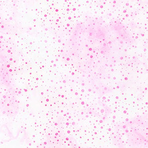 Rose from the Moodscapes line is a fun fabric in pastel shades of light pink with darker pink dots