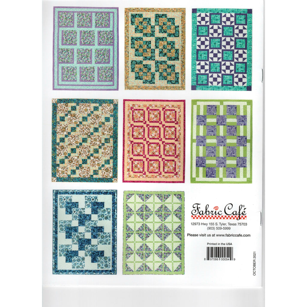 It's a Snap Quilt kit with Pretty Darn Quick Quilt Pattern Book Fabrilish