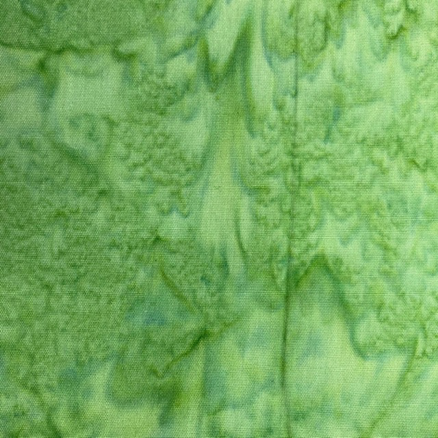 100 % fine cotton Patina fabric was dyed by talented artisans to achieve this lovely shade of green