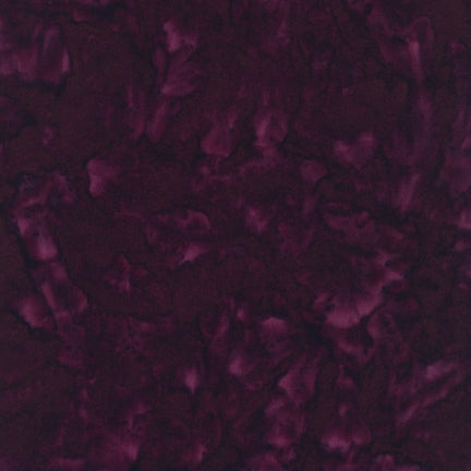 100 % fine cotton Patina fabric was dyed by talented artisans to achieve this lovely shade of VERY dark purples reminiscent of blackberries.