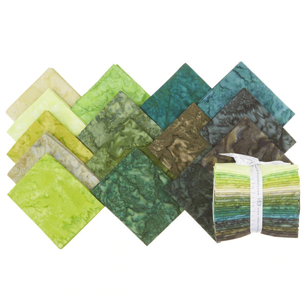 Prisma Dyes Rainforest Fat Quarter Bundle - Complete Collection of 15 Fat Quarters