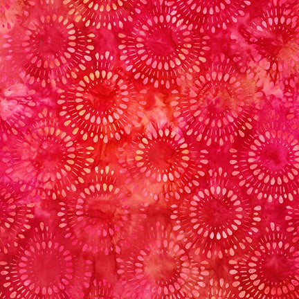 Red from the Moodscapes line is a fun fabric in pretty shades of red with stylized flowers. 