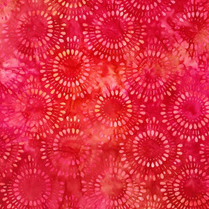 Red from the Moodscapes line is a fun fabric in pretty shades of red with stylized flowers. 