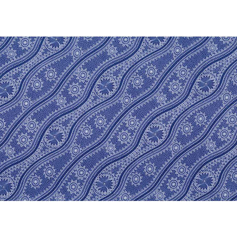 Stars in the Sky Purple Australian Aboriginal fabric by Geraldine Riley