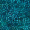 Teal from the Moodscapes Line is a fun fabric in deep shades of teal with stylized flowers.