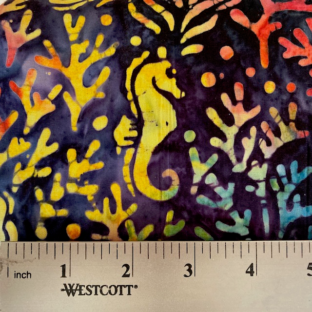 Totally Tropical Seahorse - Dark Multi
