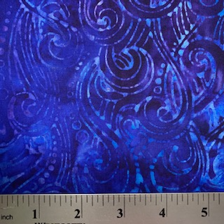 Totally Tropical Waves - Ocean - Indonesian Hand Dyed Batik Cotton