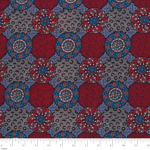 Special Buy - Wildflowers & Bush Tucker Red - Designed by Christine Doolan
