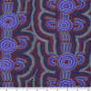 Women Dreaming 2 -purple  - Australian Aboriginal fabric designed by Aileen