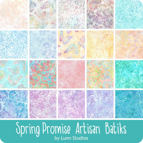 Spring Promise Artisan Batiks by Lunn Studio - Complete Collection 20 Fat Quarters 100 % cotton